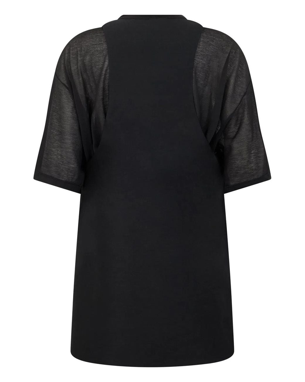 Balenciaga Black Tunic With V-Neck