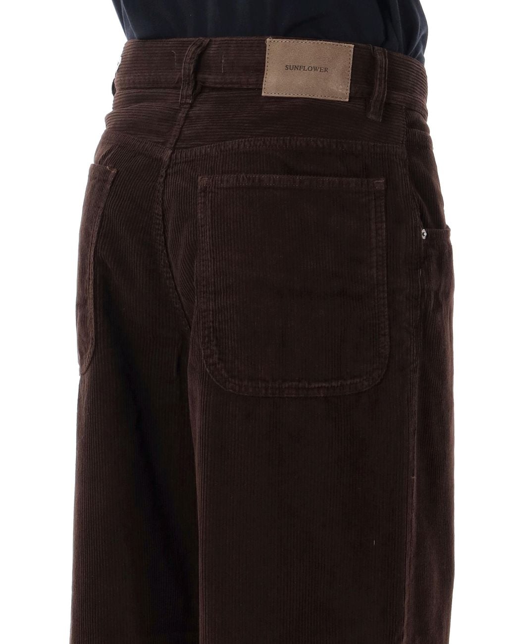 sunflower Black Superwide Pant for men
