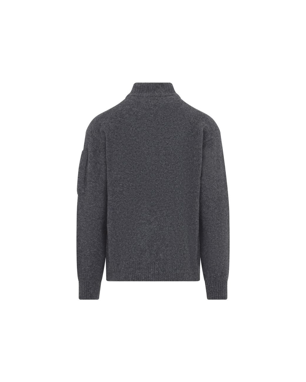 C P Company Gray C.P.Company Raven Knitwear Crew Neck for men