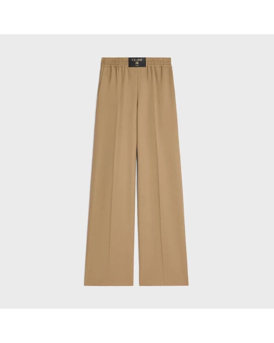 Céline Natural Elasticated Trousers