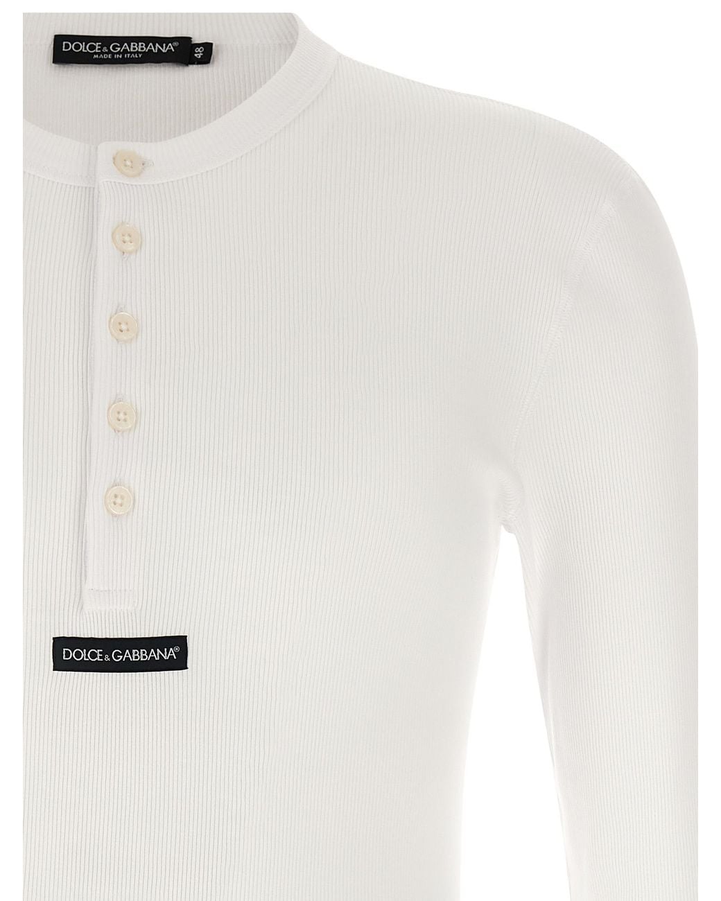 Dolce & Gabbana White Dolce & Gabbana Seraph T-Shirt for men