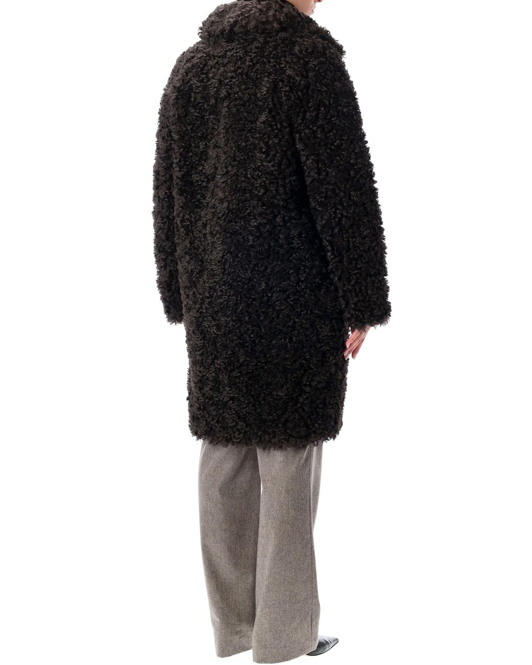 Stand Studio Black Camille Cocoon Coat