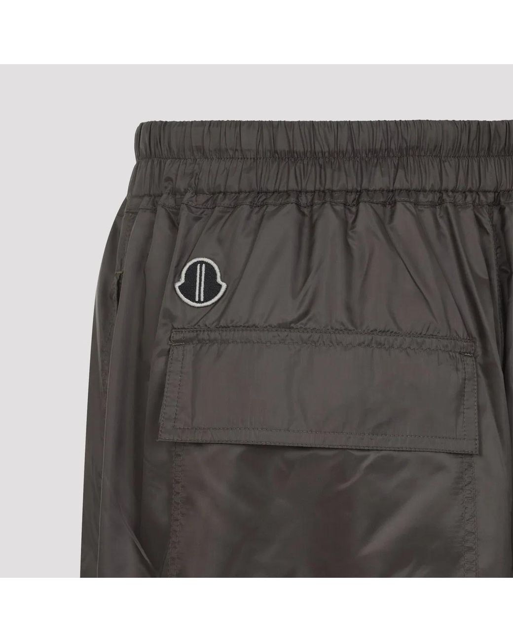 Moncler Gray Polyamide Woven Kiltshorts
