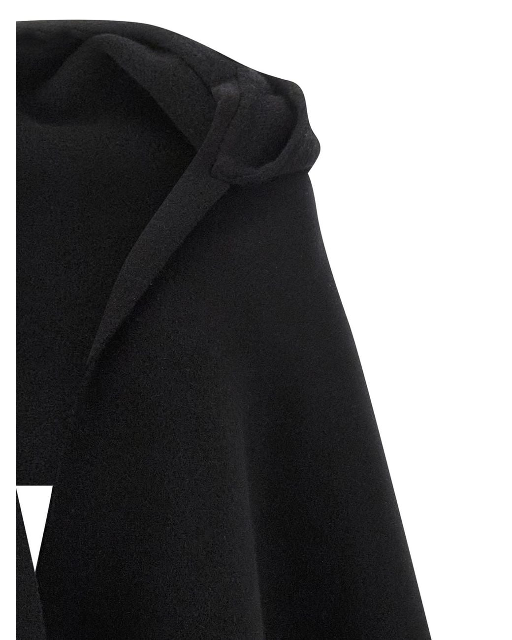 Brunello Cucinelli Black Hooded Scarf