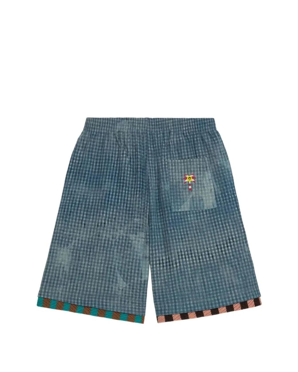 Barrow Blue Chambray Shorts for men