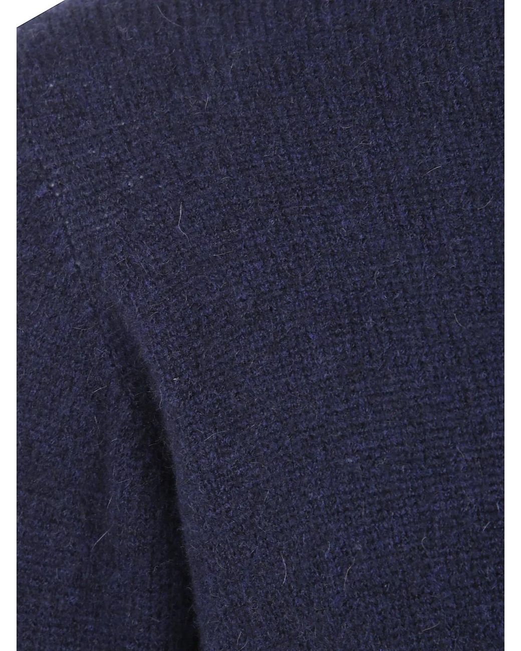 Nuur Blue Long Sleeves Round Neck Sweater for men
