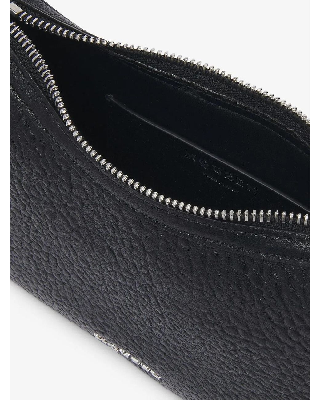 McQueen White Leather Mini T-Bar Handbag