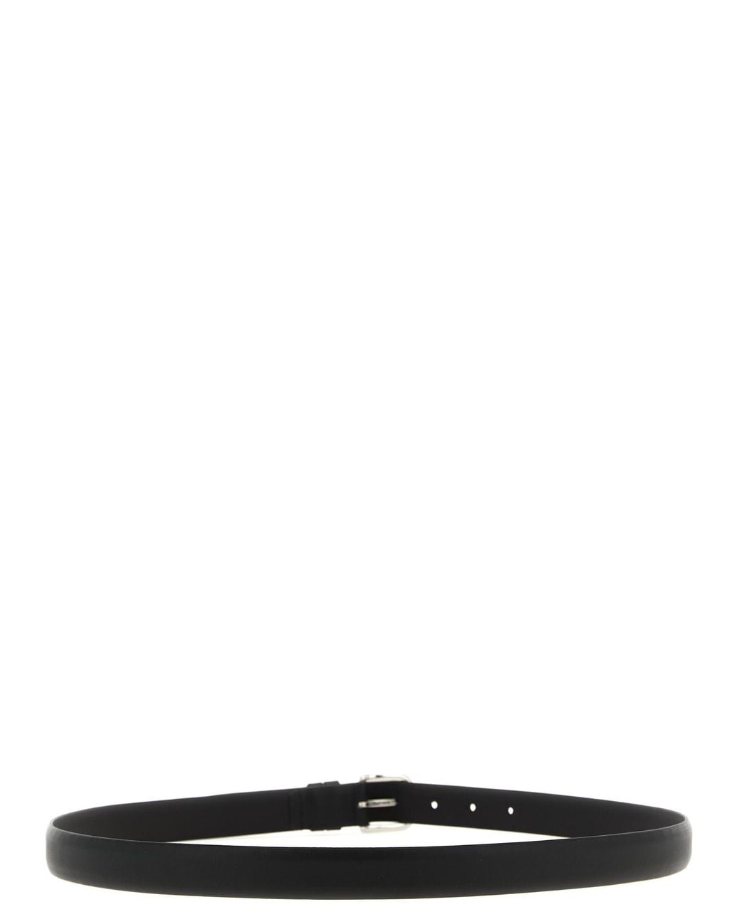 ZERBINI CLAUDIO Black Leather Belt for men
