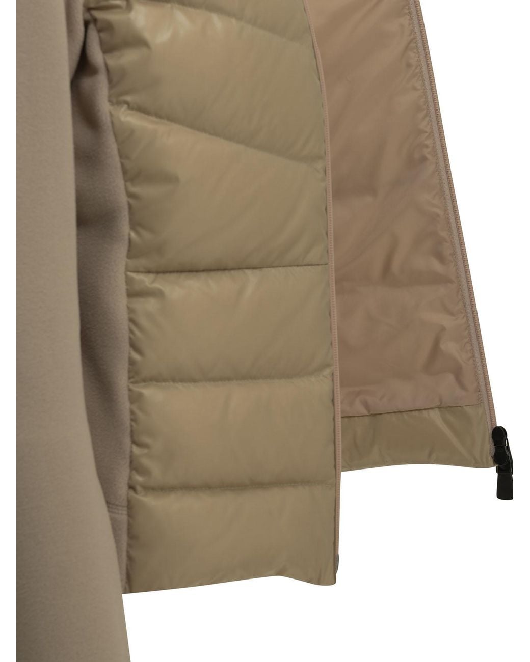 Moncler Green Padded Zip-Up Sweatshirt