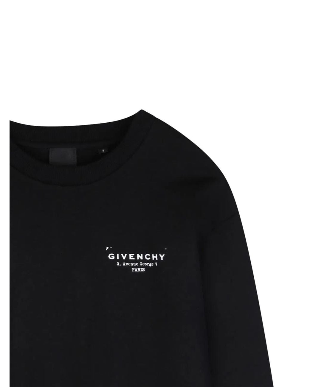 Givenchy Black Felpa Con Logo