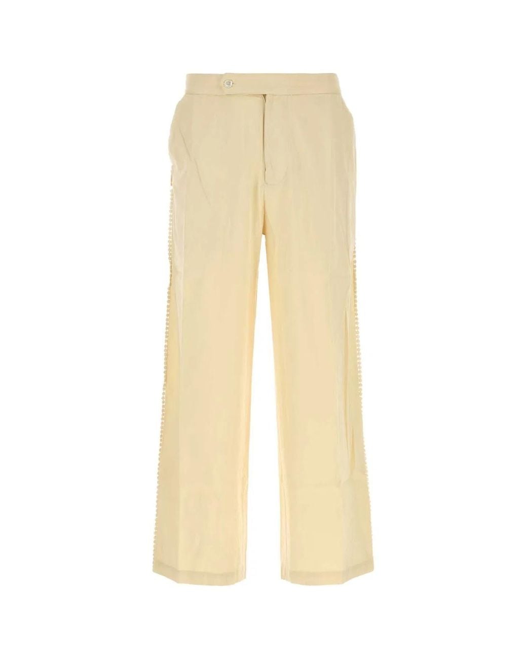 BAZISZT Natural Corniche Pants for men