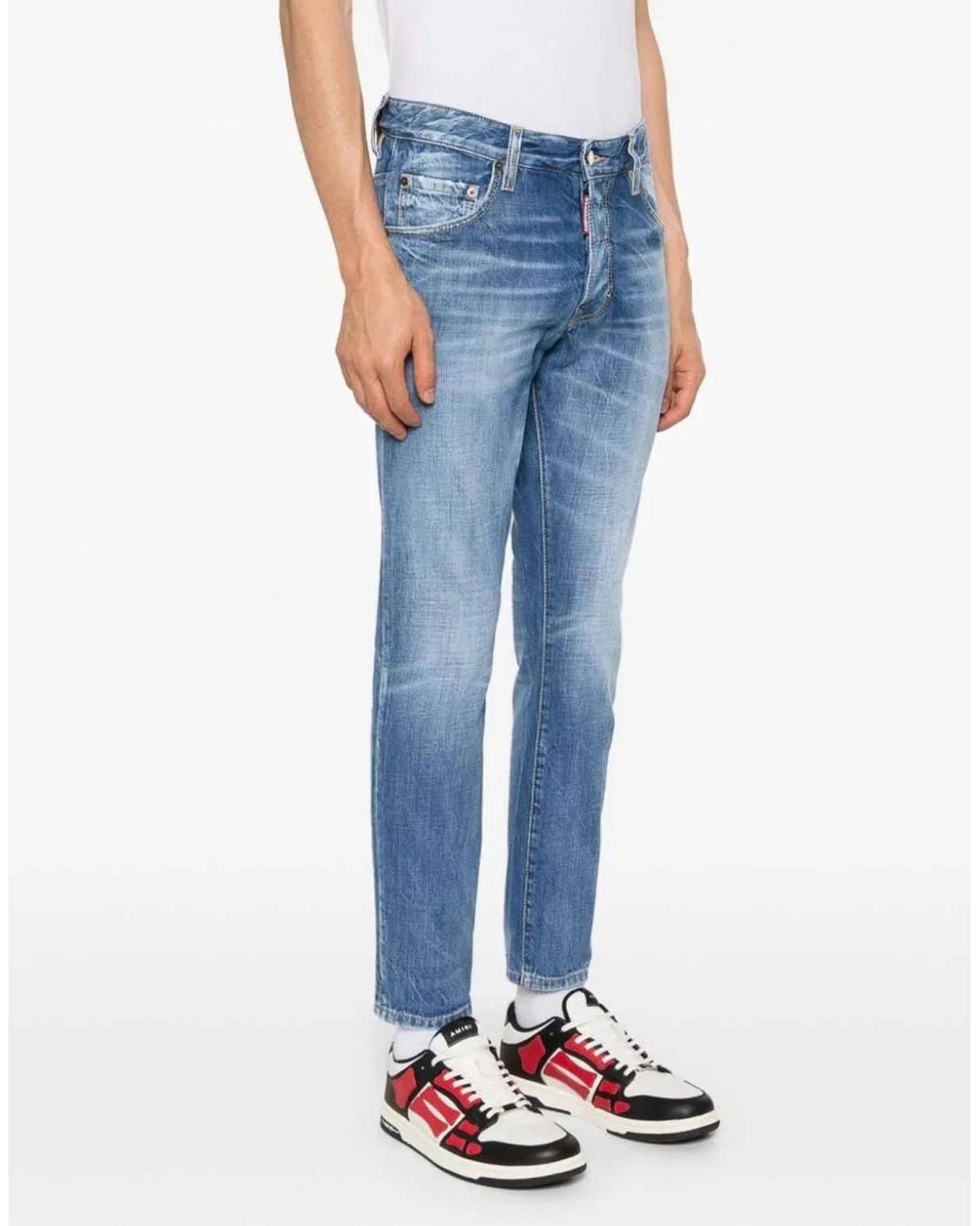 DSquared² Blue Skater Slim Fit Jeans for men