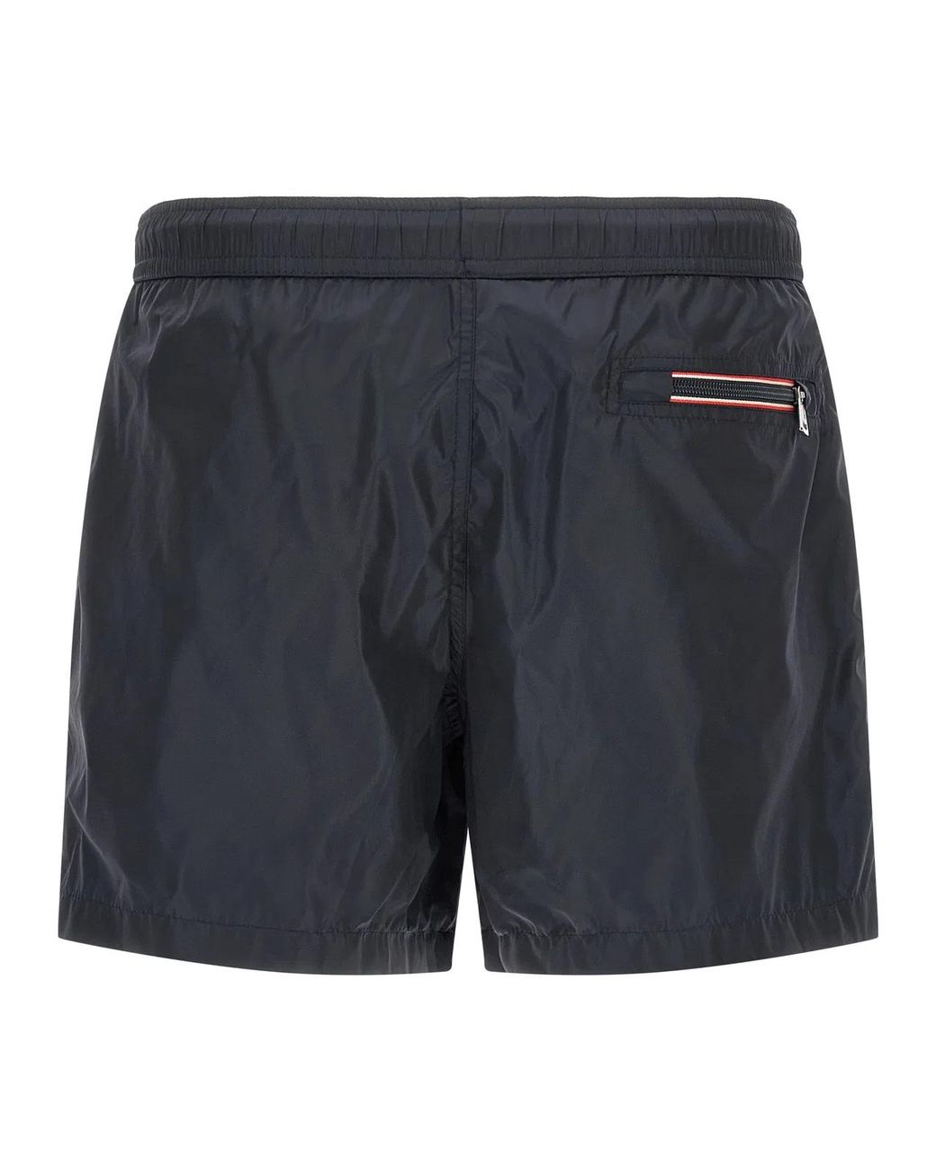Moncler Blue Logo Patch Swim Shorts for men