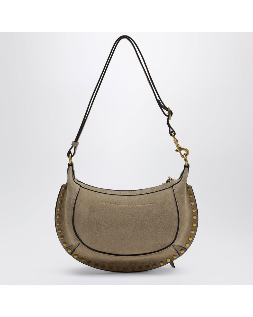 Isabel Marant Metallic Oskan Moon Shoulder Bag