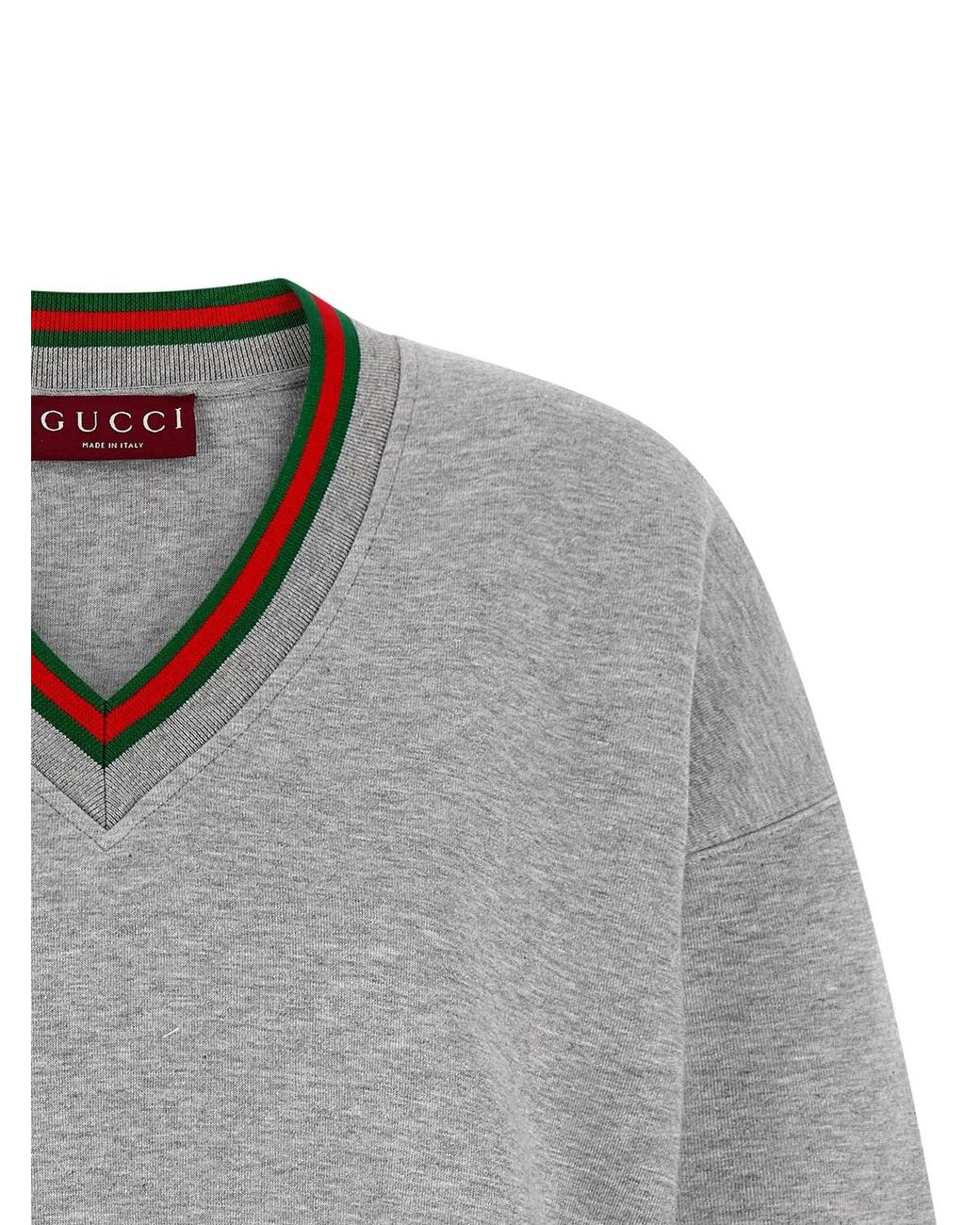 Gucci Gray 'Web' Sweatshirt