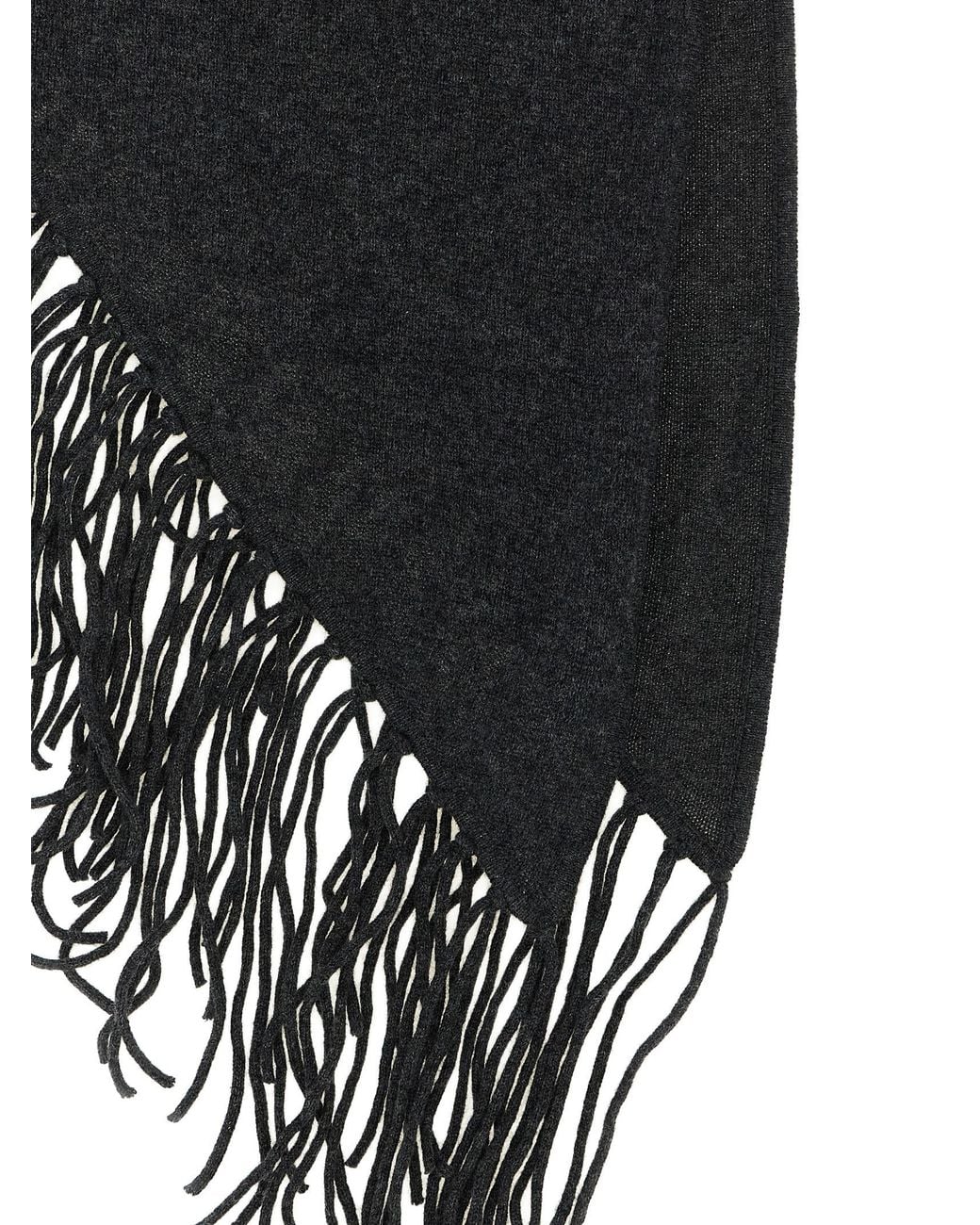 P.A.R.O.S.H. Black P.A.R.O.S.H. 'Without' Scarf