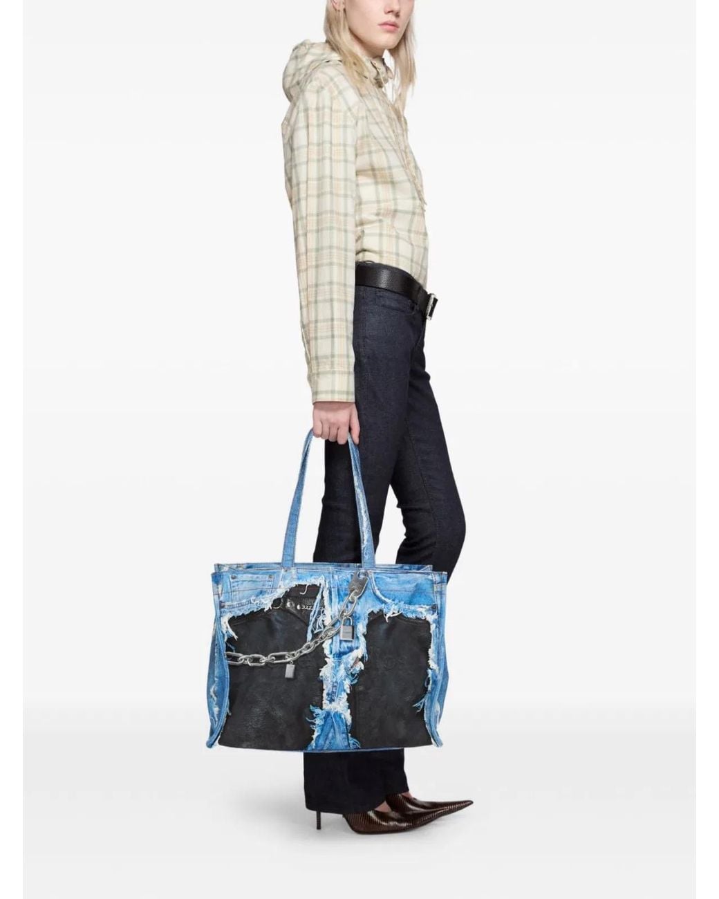 Acne Blue Shopper Bag