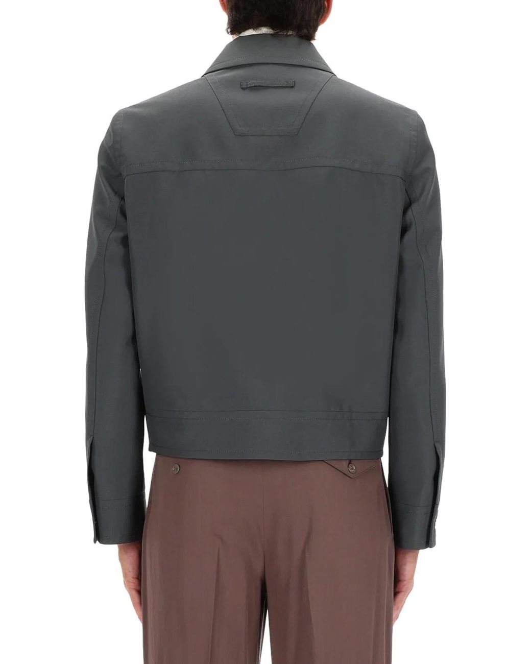 Gucci Gray Jacket With Zip