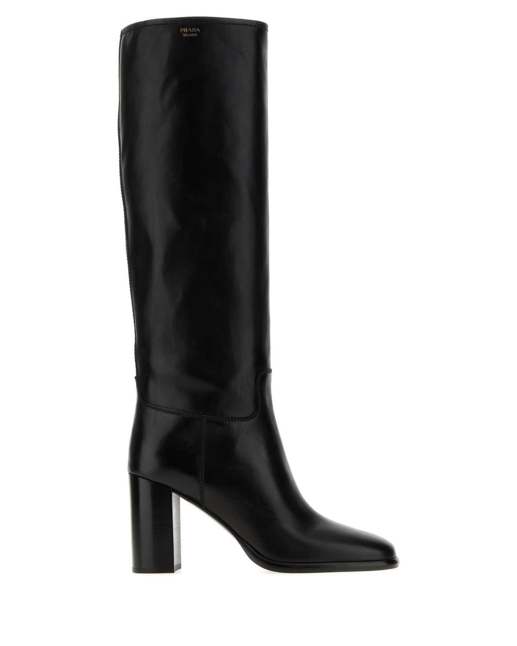 Prada Black Leather Boots