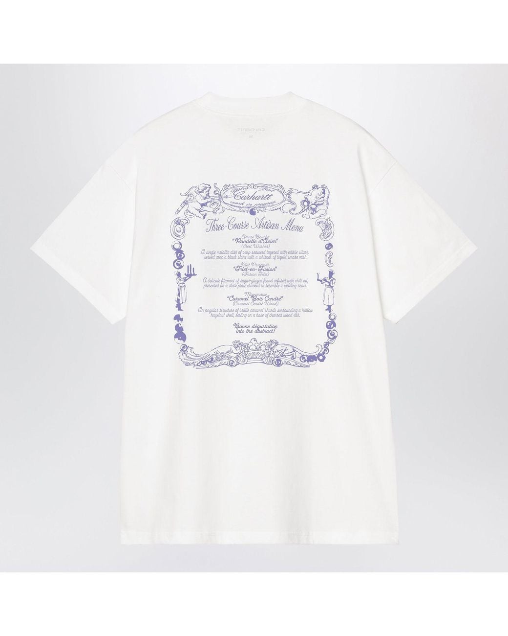 Carhartt White Chez Wip Cotton Tshirt for men