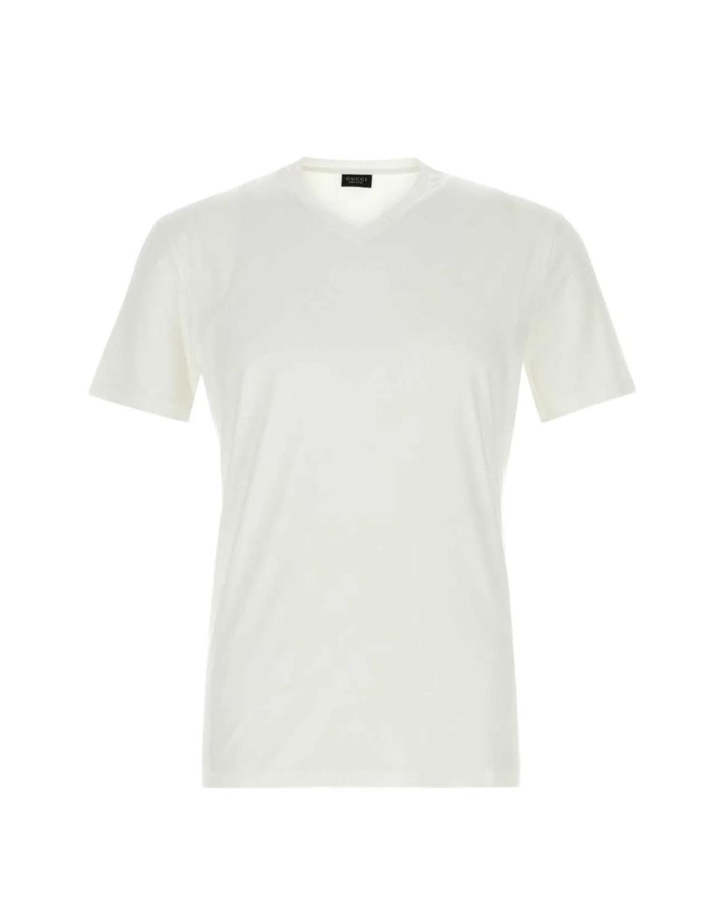 Gucci White Short-Sleeve T-Shirt