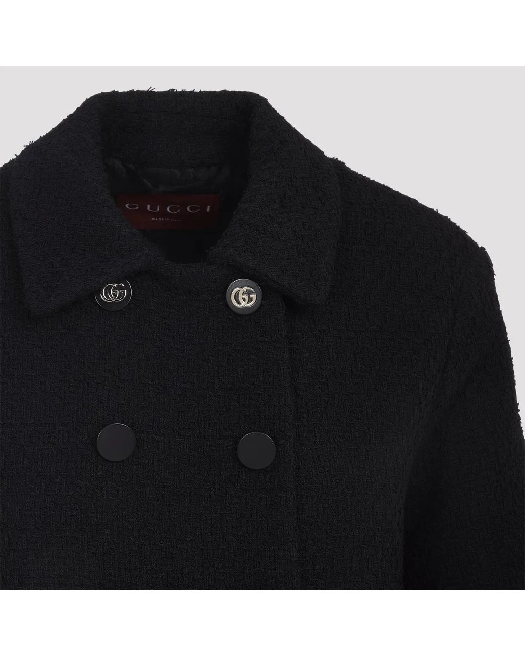 Gucci Black Wool Blend Blazer