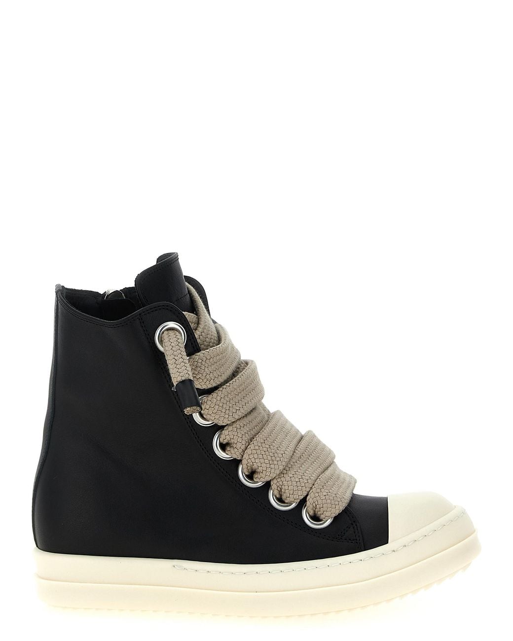 Rick Owens Black 'Jumbolace Sneaks' Sneakers