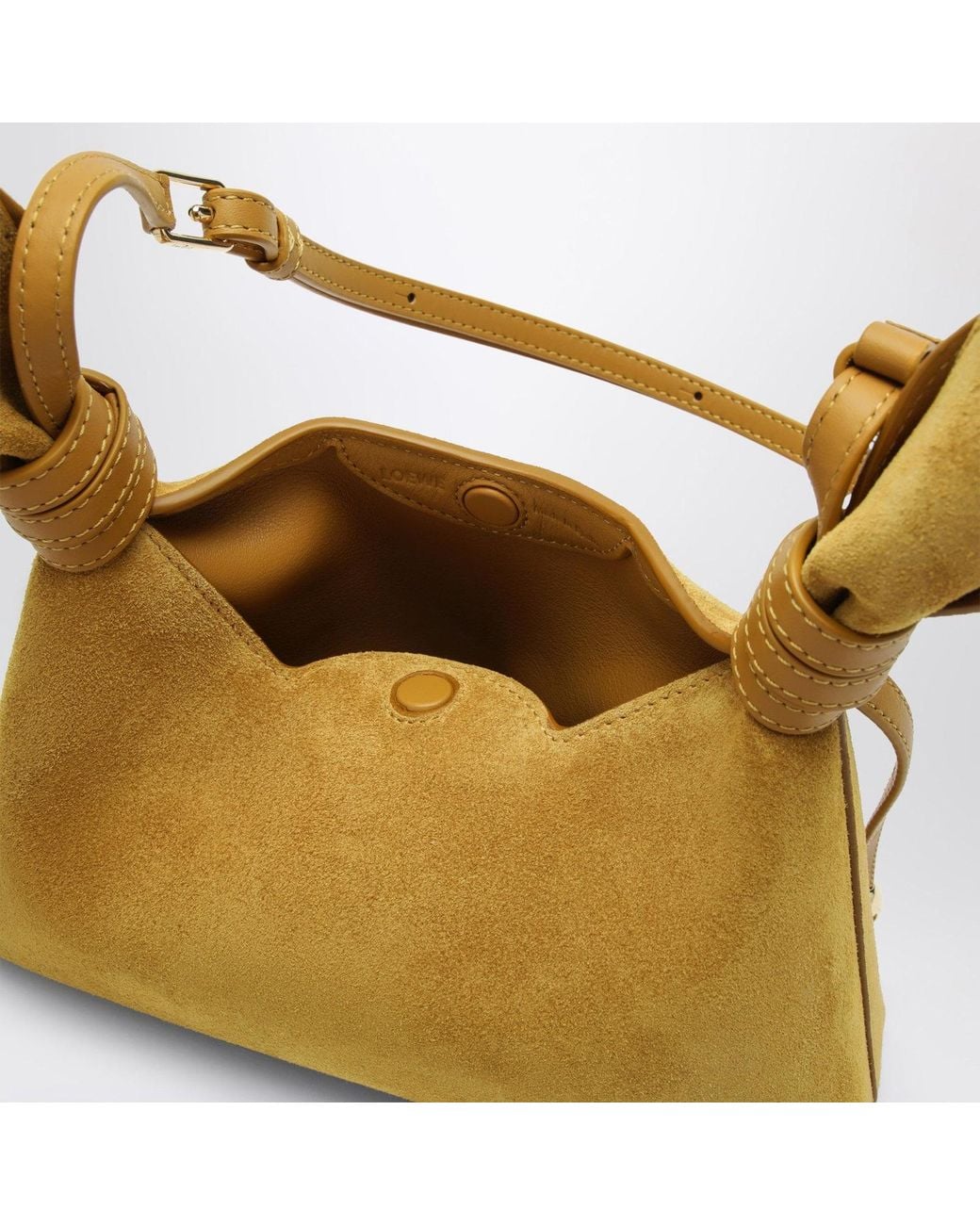Loewe Brown Ochre Scarf Mini Bag