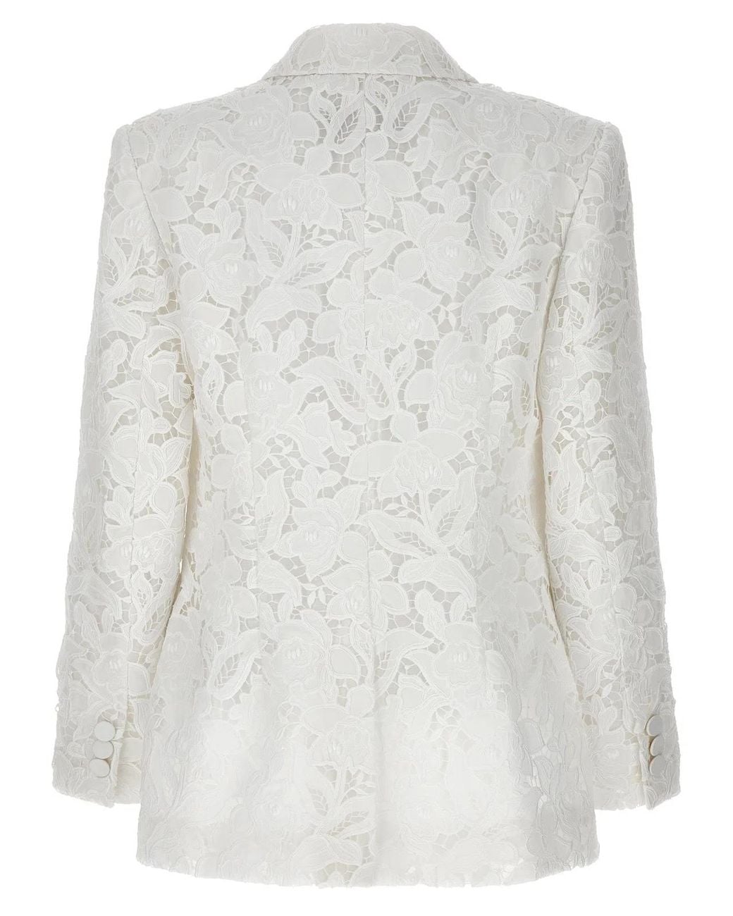 Zimmermann White 'Natura Lace' Blazer