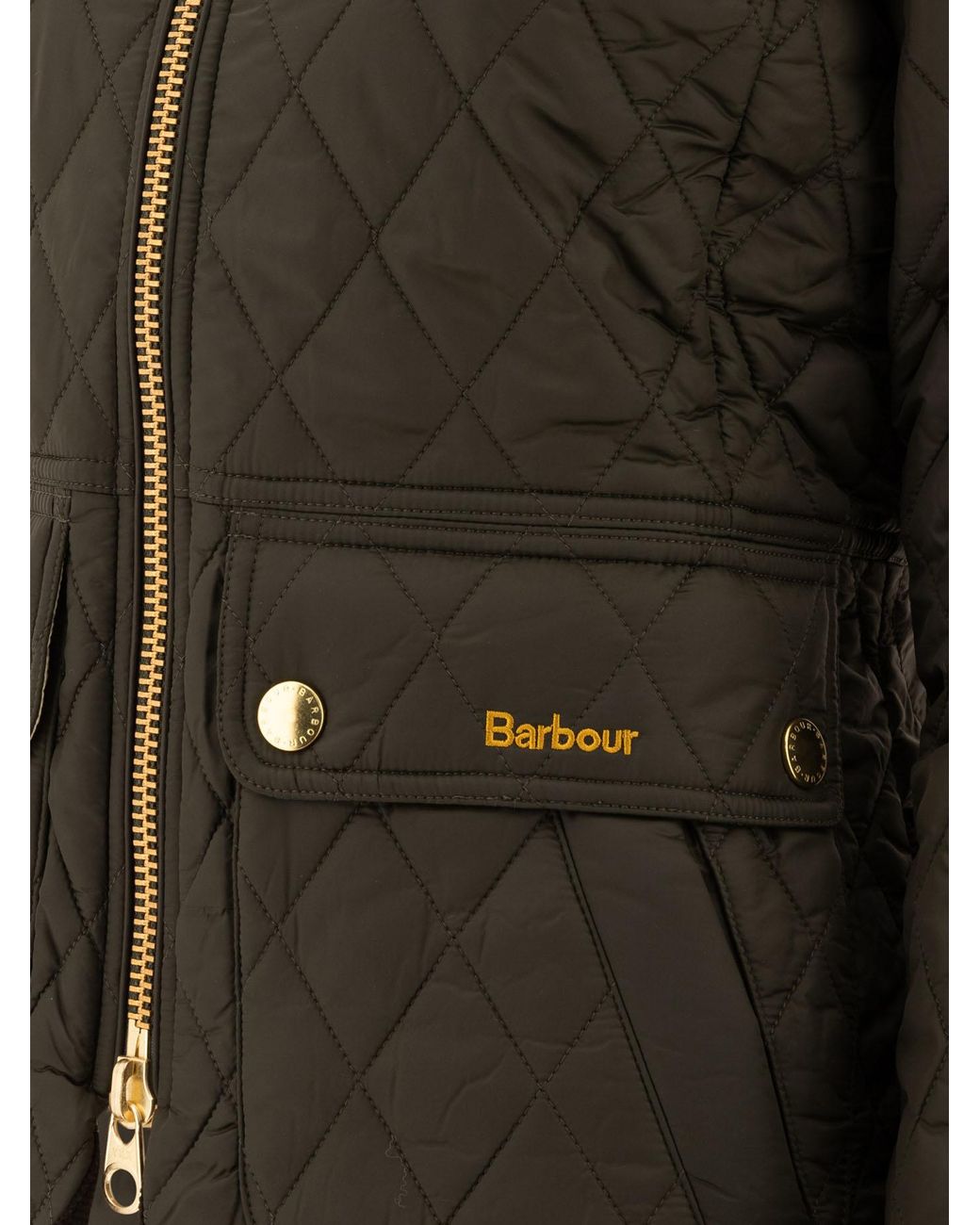 Barbour Black "Beadnell" Quilted Jacket