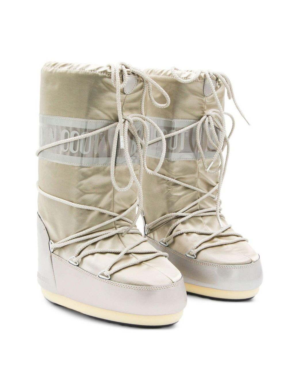 Moon Boot Natural Icon High Glance Snow Boots