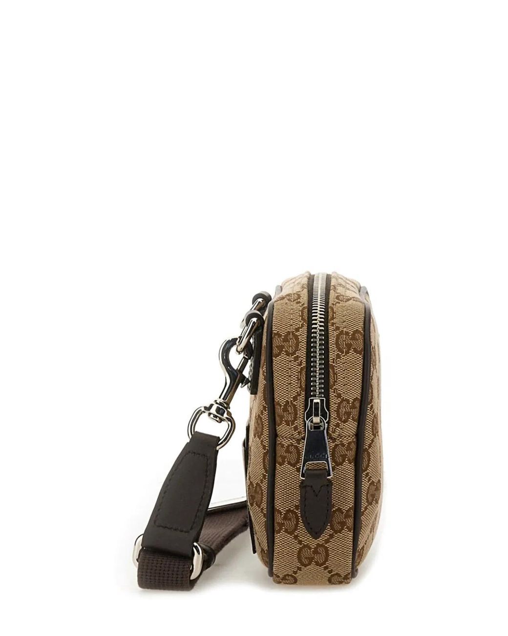 Gucci Brown Mini "Gg" Bag for men