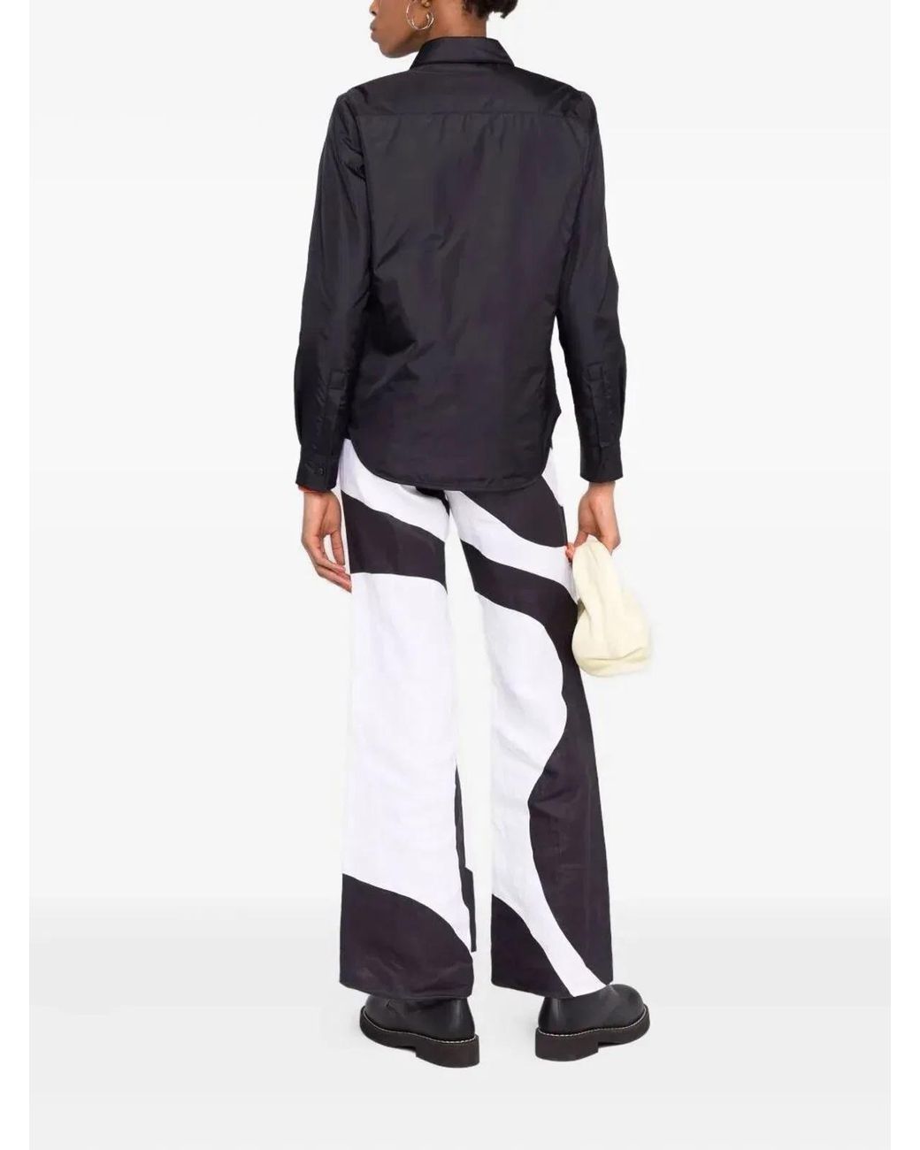 Aspesi Black "Glue" Shirt With Log