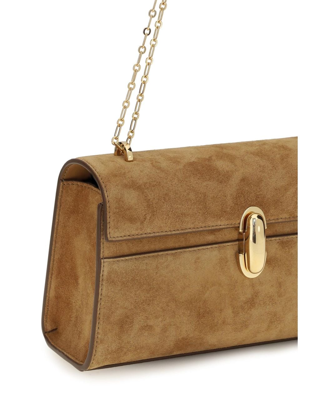 SAVETTE White Symmetry Chain Pouch