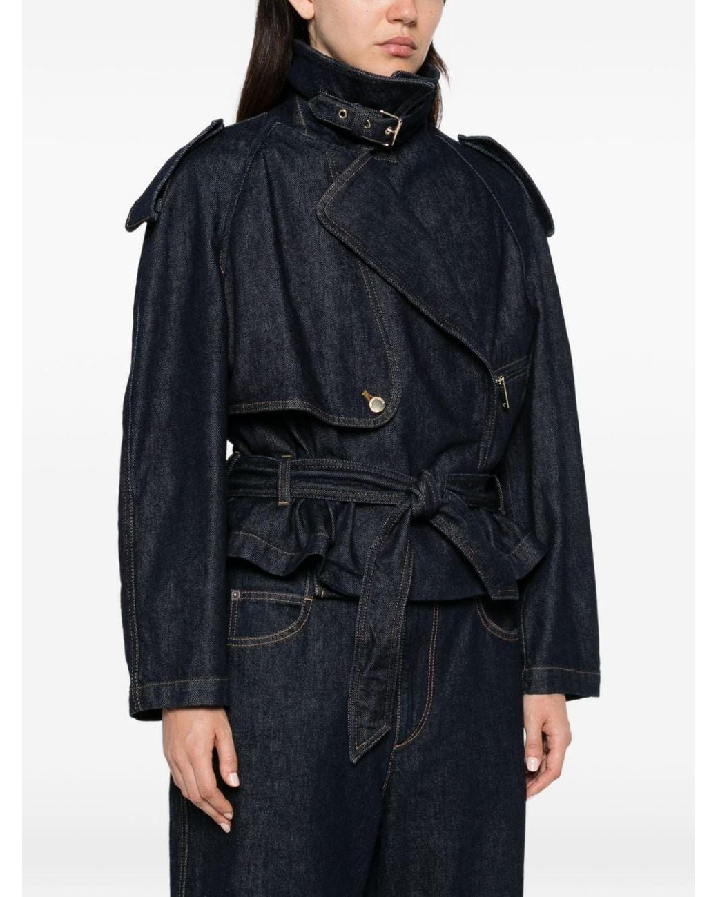 Emporio Armani Blue Denim Cotton Jacket
