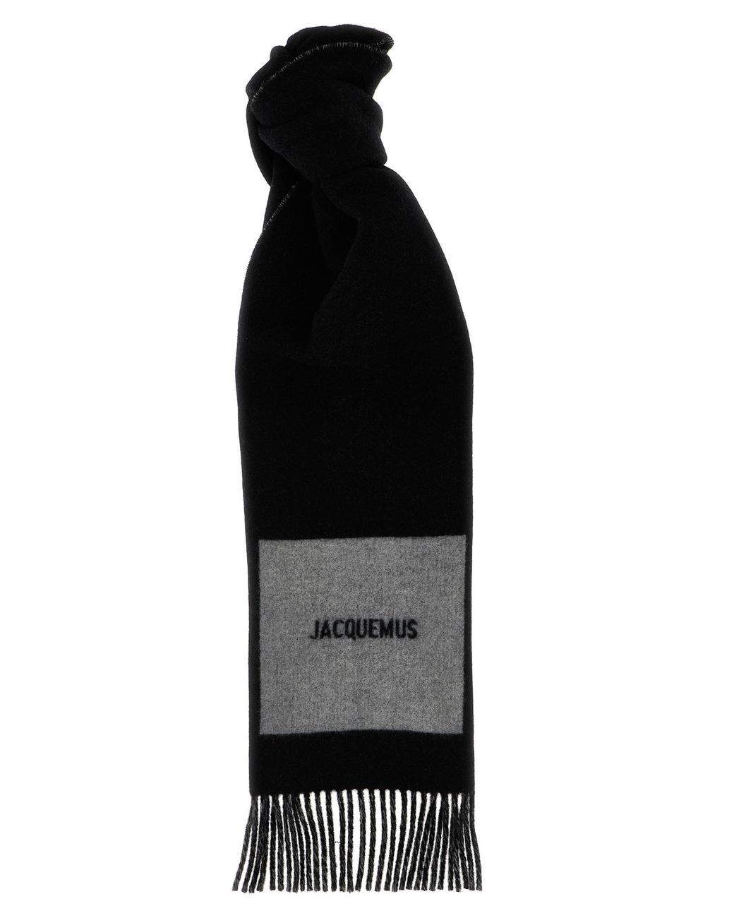 Jacquemus Black "Rond Carrã" Scarf for men