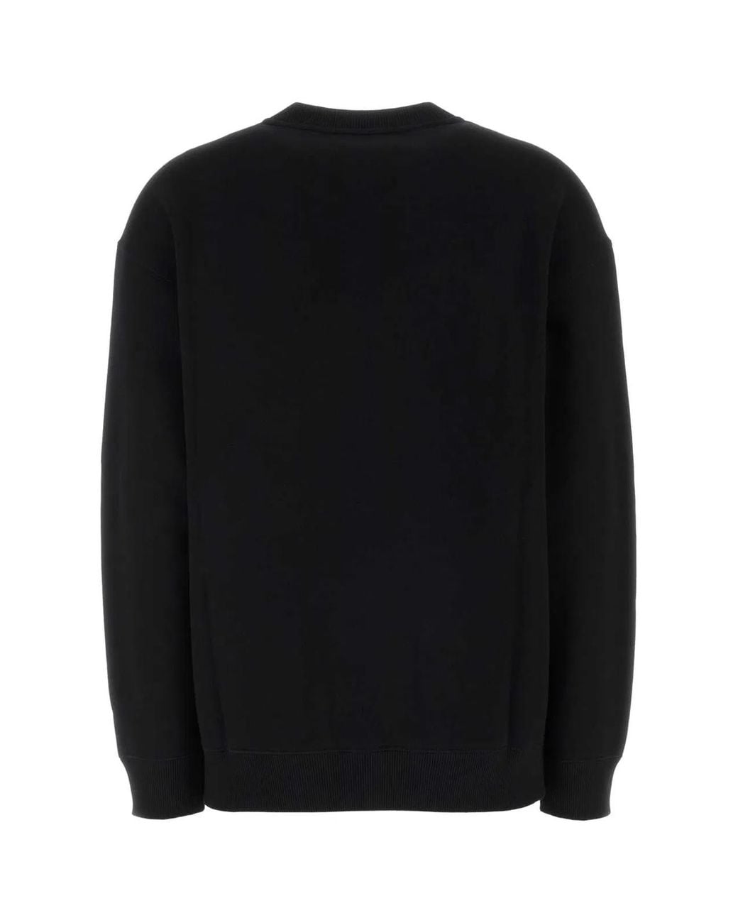 Jil Sander Black Cotton Sweatshirt
