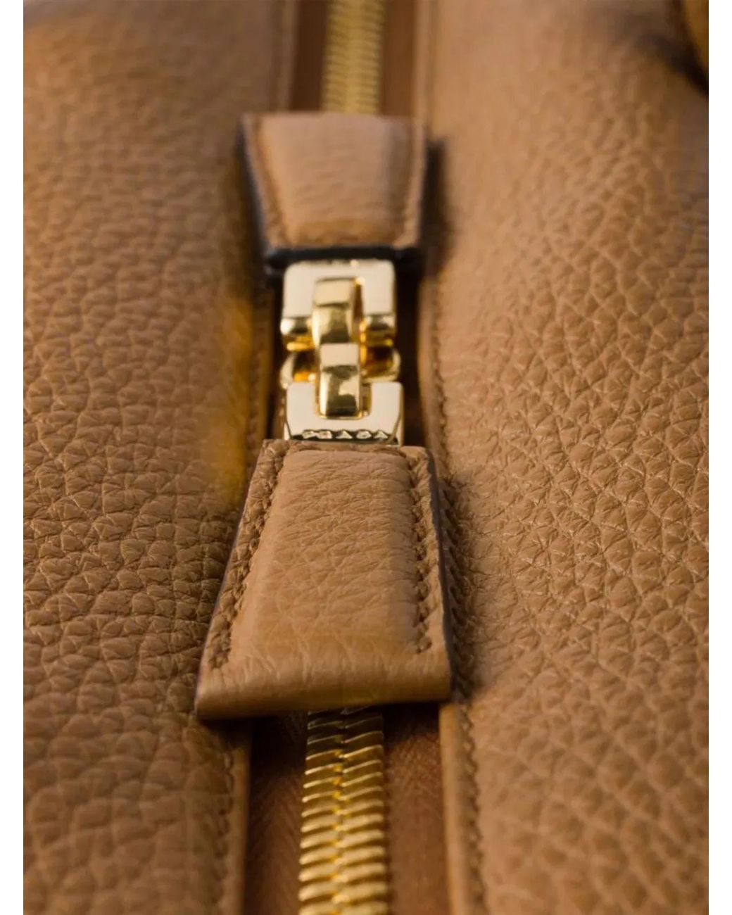 Prada Brown Grosse Henkeltasche
