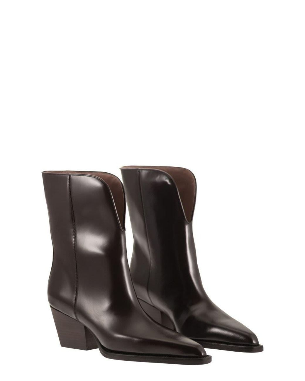 Paris Texas Brown Jane Midcalf Boot 60