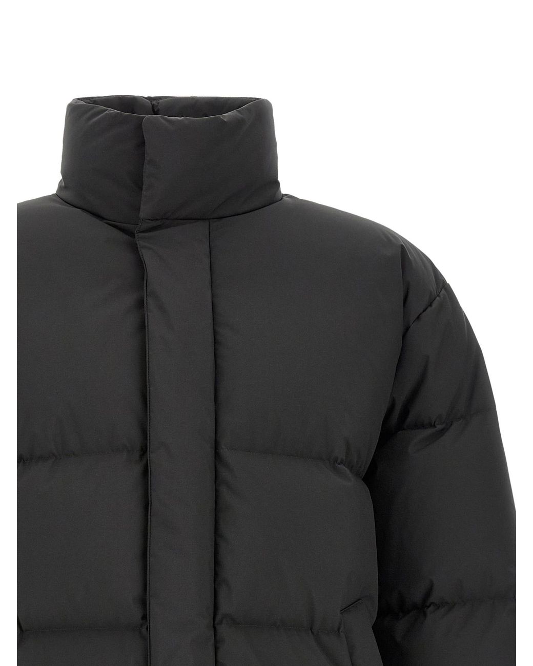 Saint Laurent Black High Neck Down Jacket for men
