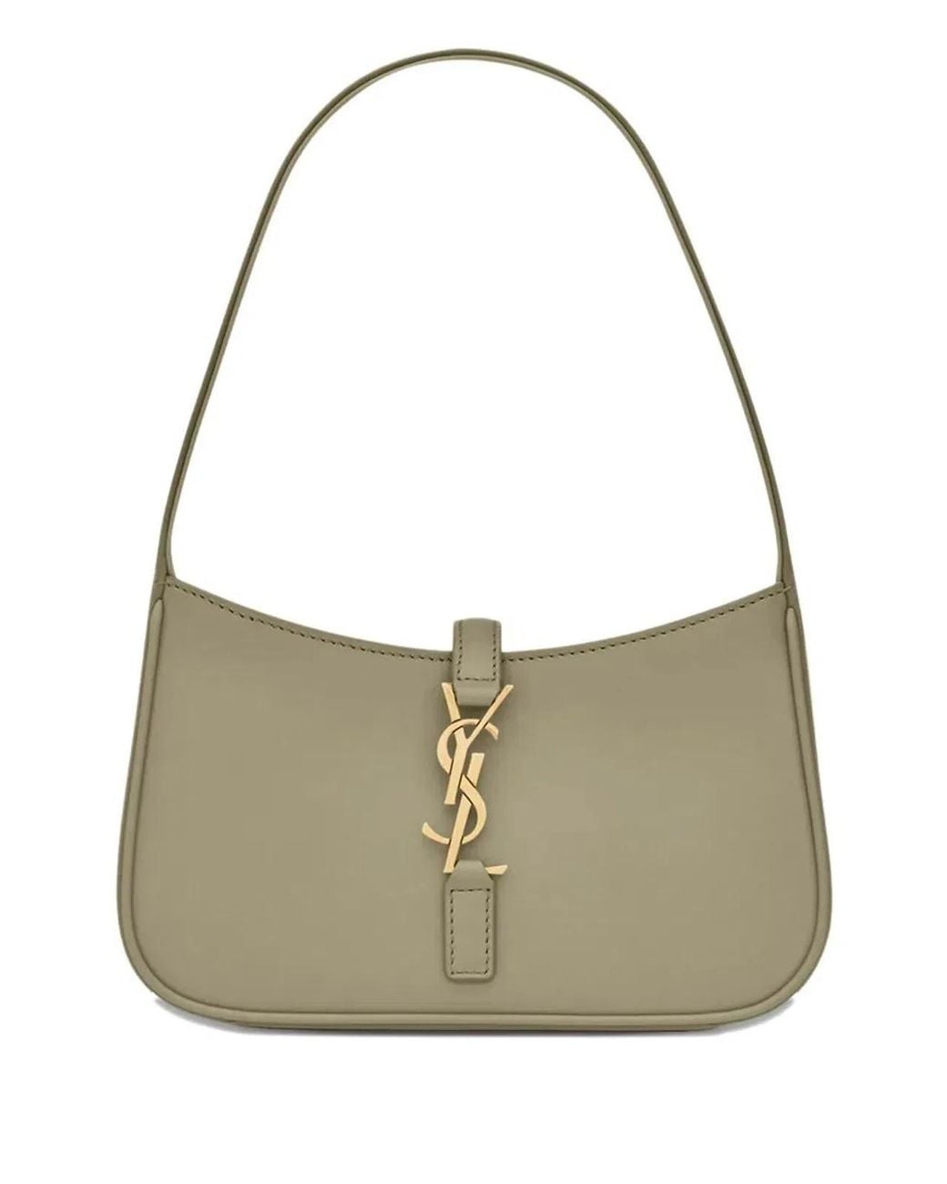 Saint Laurent Metallic Le 5 À 7 Mini Hobo Bag
