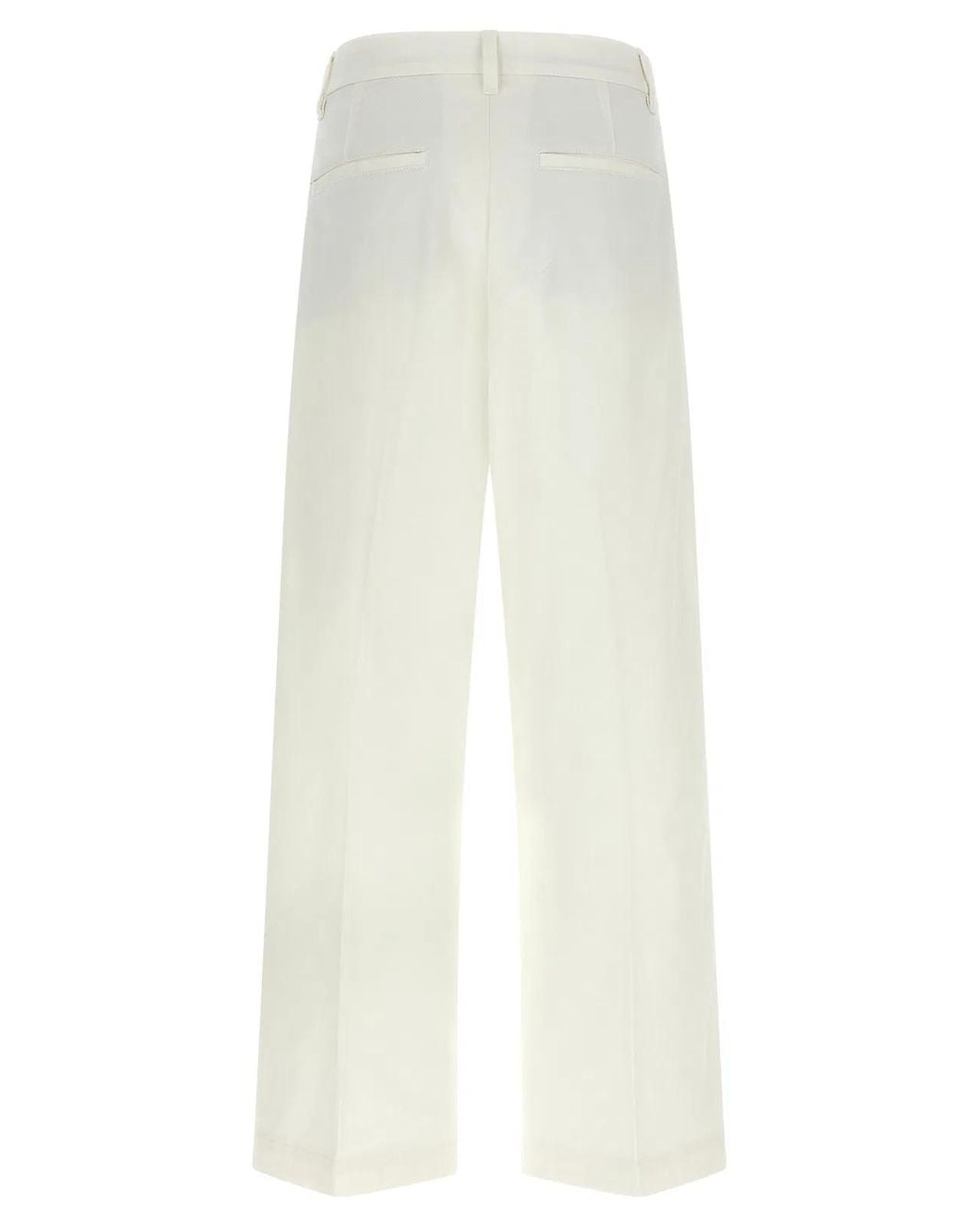 Polo Ralph Lauren White Stretch Cotton Twill Chinos