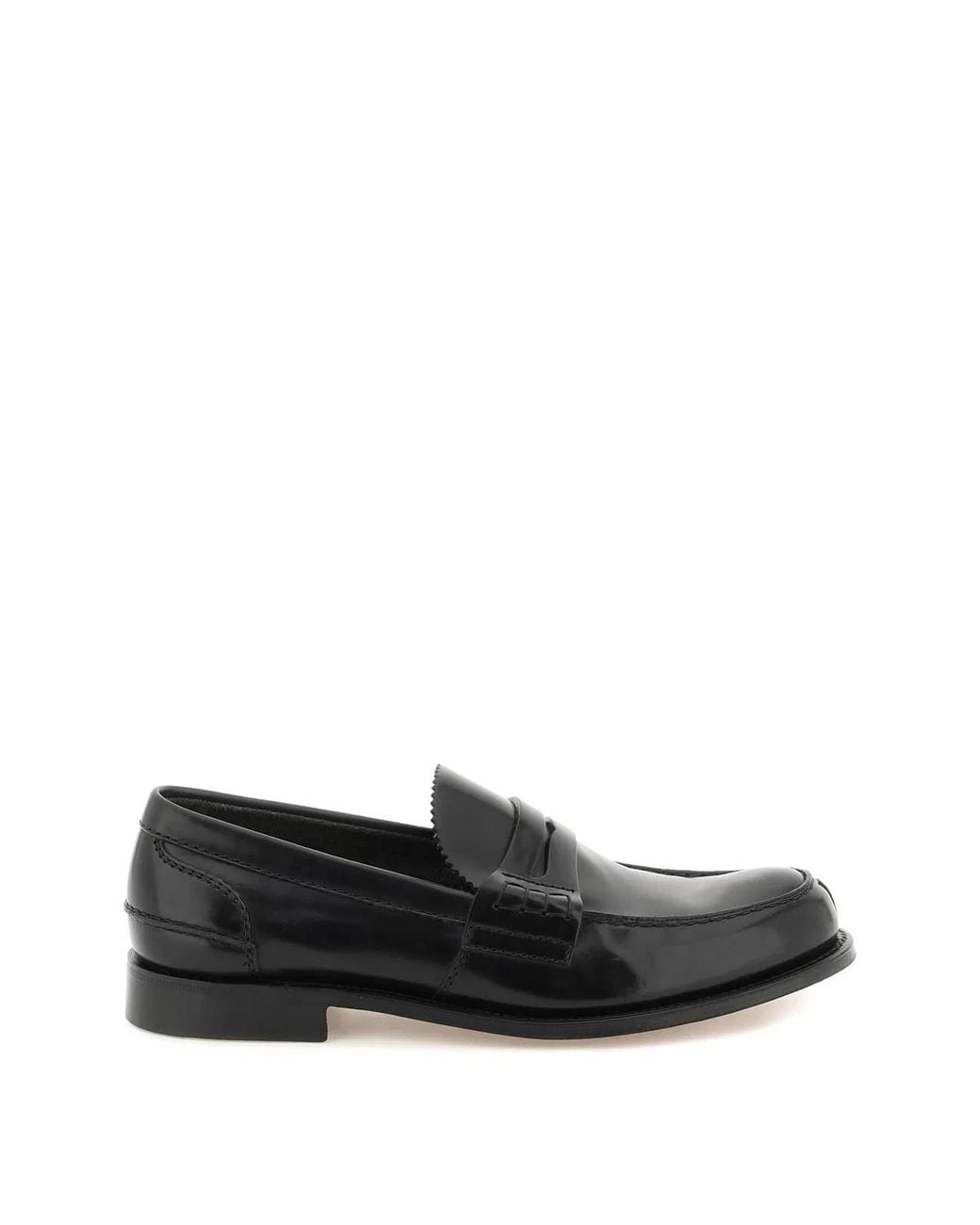 Church's Black Leather Pembrey Loafers for men
