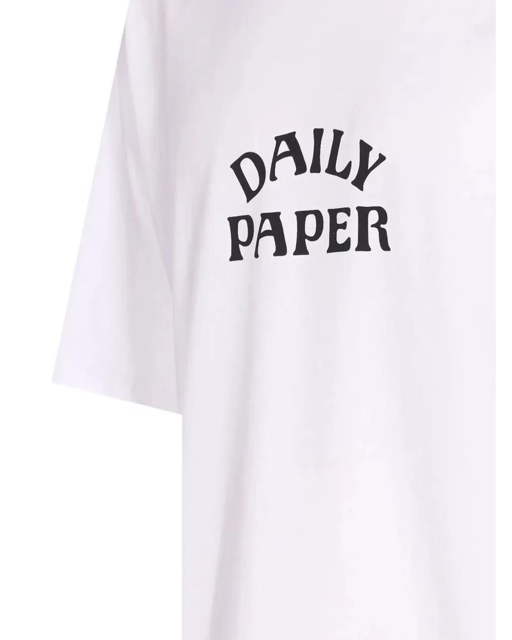 Daily Paper White "Dias" Stacked Ss T-Shirt for men