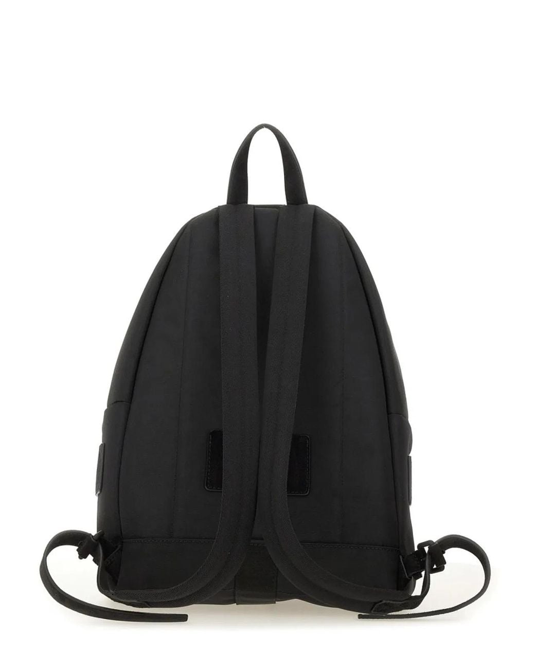 Moschino Black Logo Backpack Polyester Backpacks for men