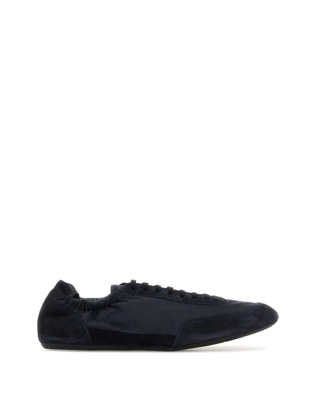 Prada Black Nylon And Suede Sneakers for men