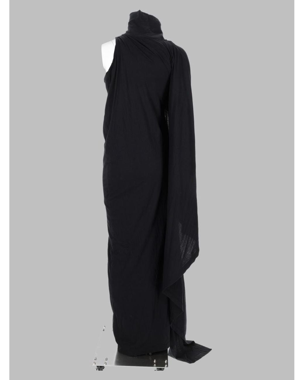 Balenciaga Black Abito "The Door" Lungo Drappeggiato