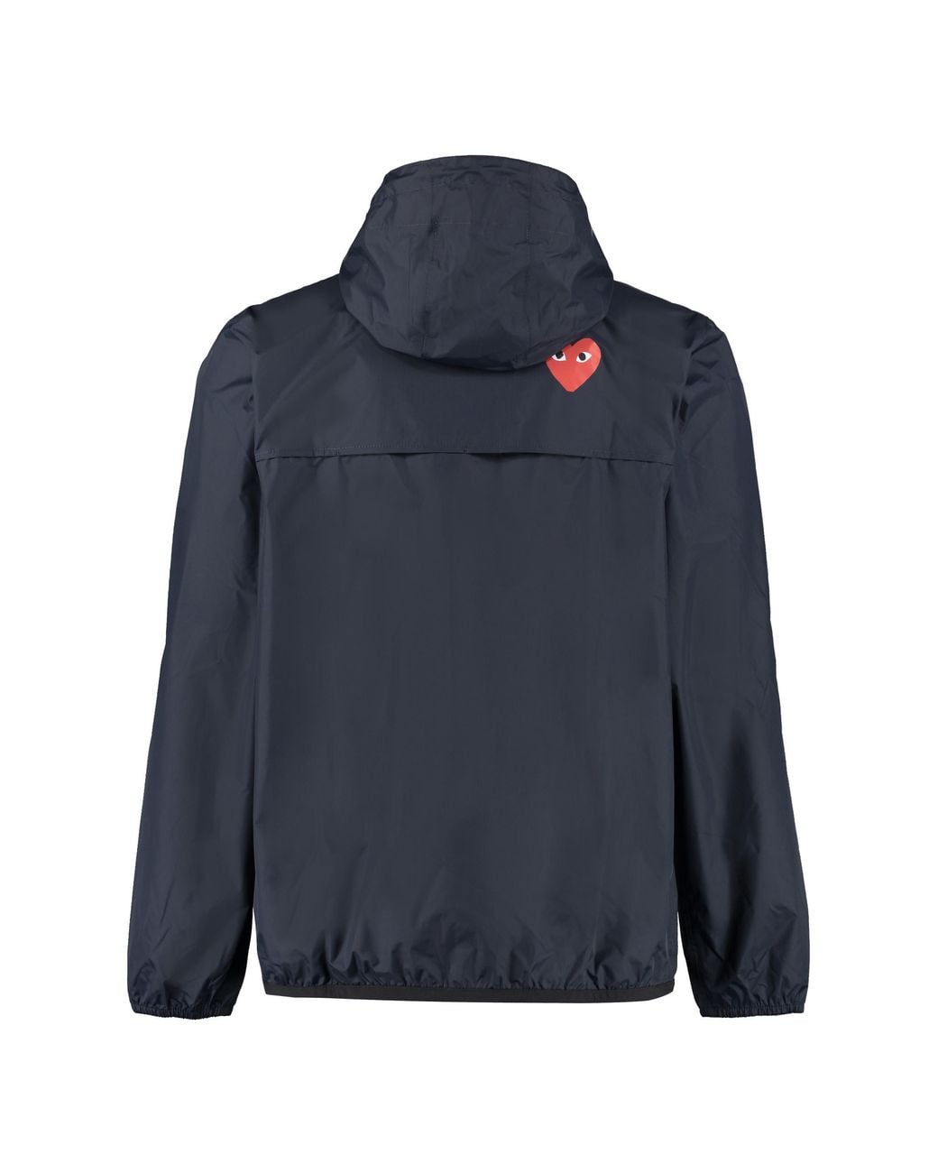 COMME DES GARÇONS PLAY Blue X K Way Zipped Hooded Jacket for men