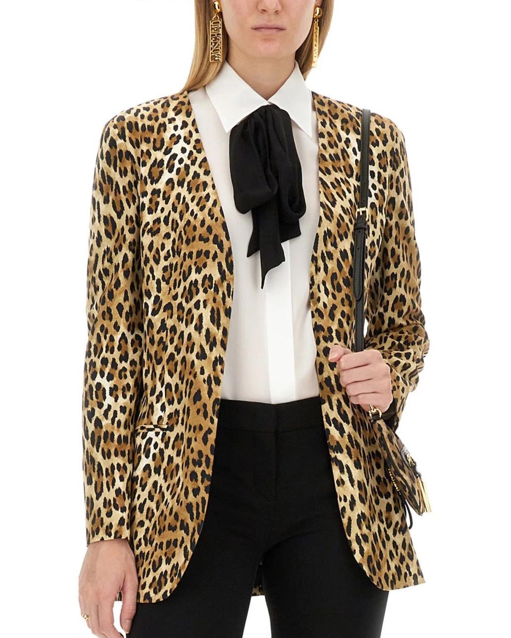 Moschino Multicolor Jacket With Animal Pattern