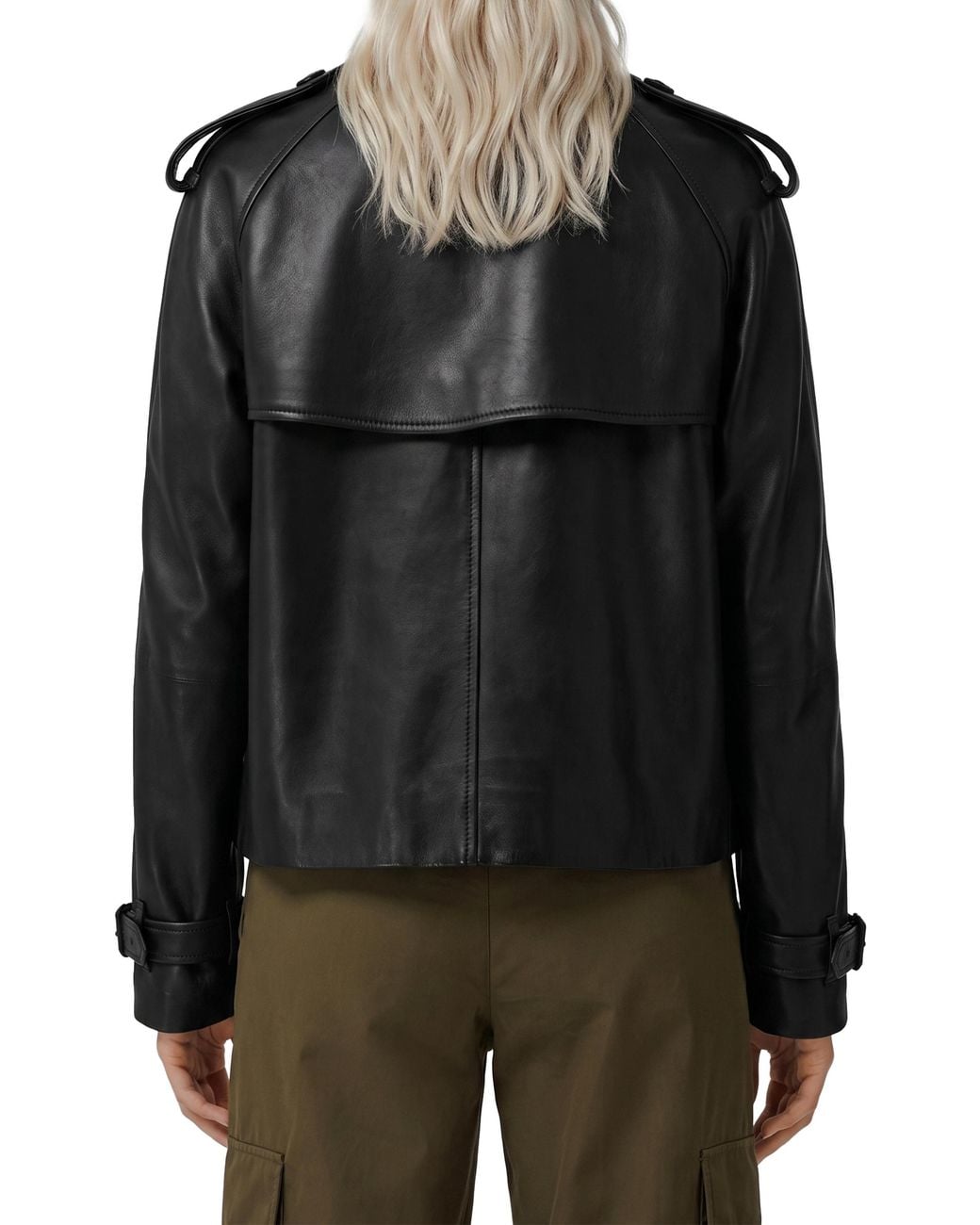 Burberry Black Mayfair Short Trench Coat